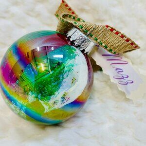 Hand Painted Glass Ornament